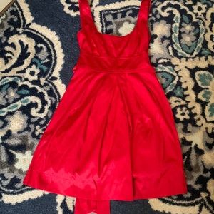 EUC Teeze❤️Me red satin party dress